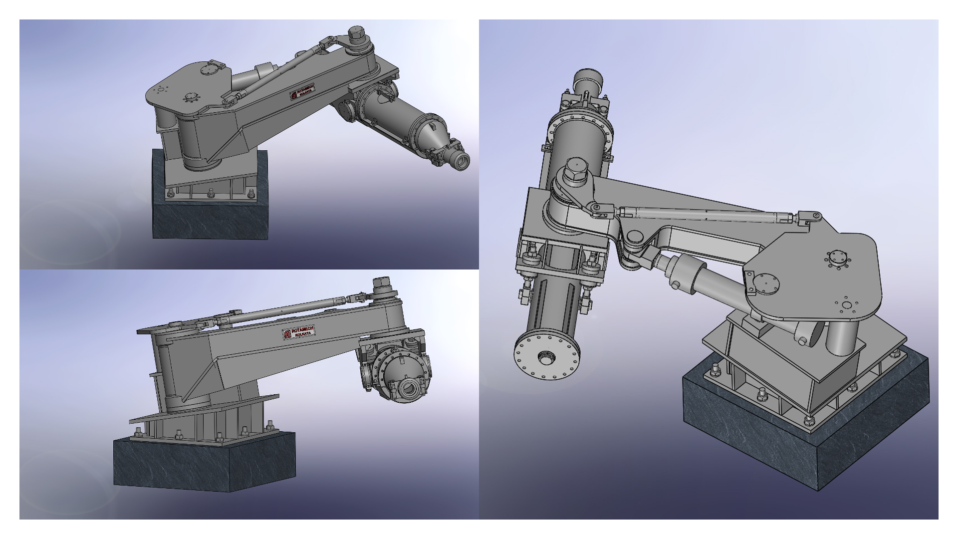 Hydraulic MudGun Machine